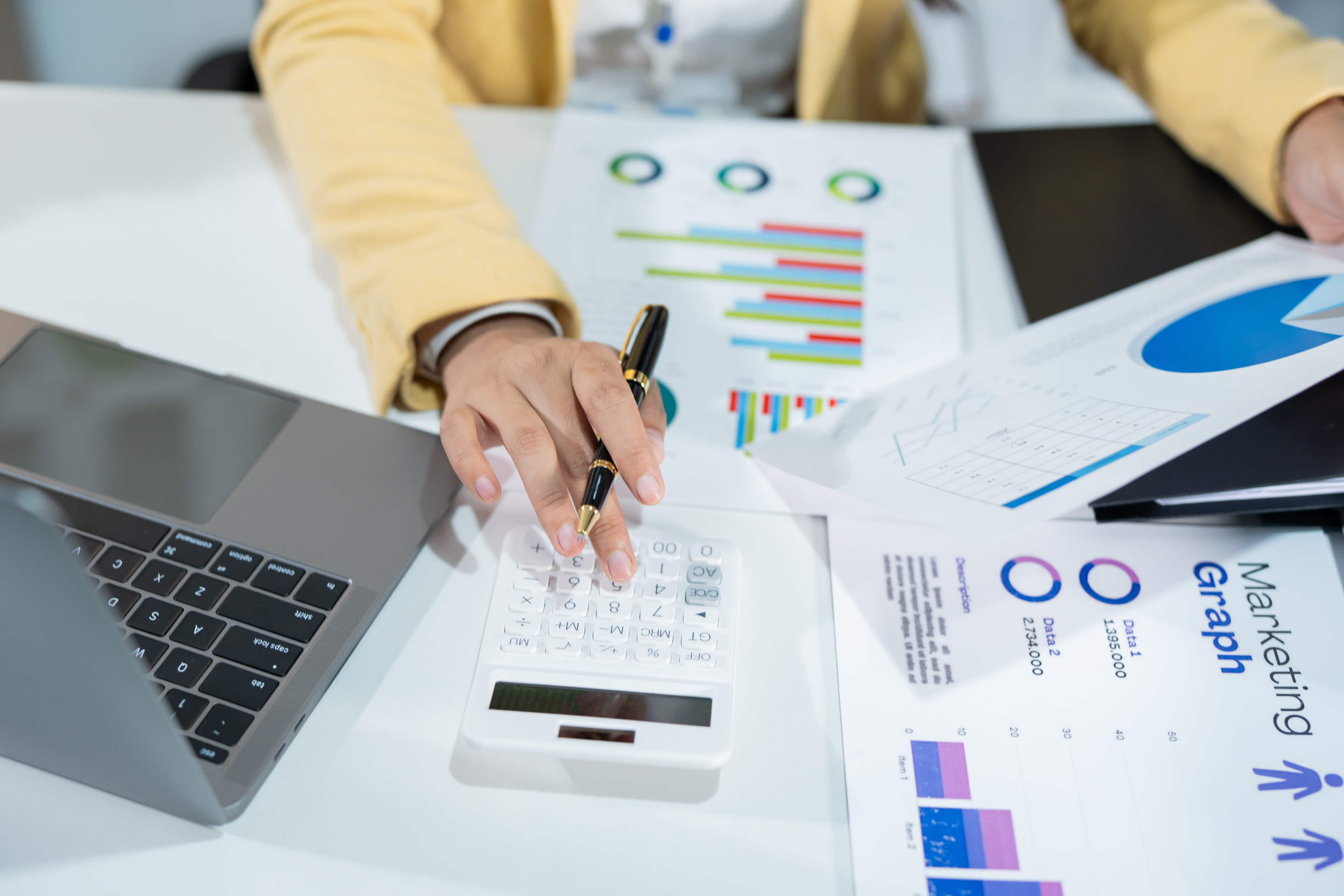 Accounting and bookkeeping workspace